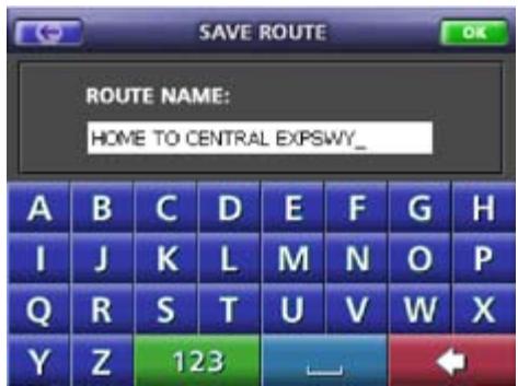 UNIDEN MAPTRAX GPS352 - Saving a Route - 1