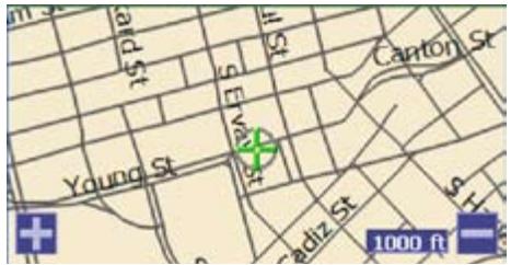 UNIDEN MAPTRAX GPS352 - Showing Map Labels for Streets and Roads - 1