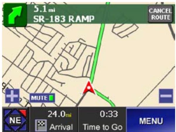 UNIDEN MAPTRAX GPS352 - Changing the Map View - 4