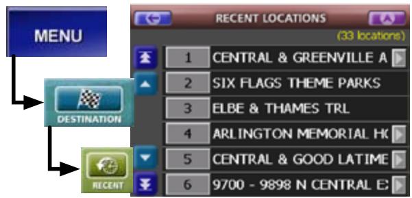 UNIDEN MAPTRAX GPS352 - Using Other Destinations for Routing - 4