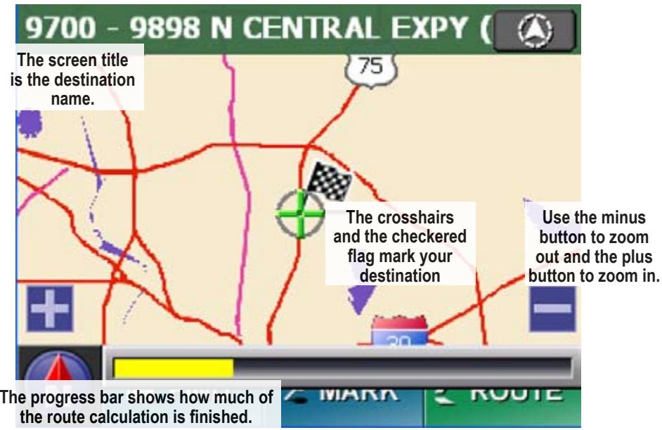 UNIDEN MAPTRAX GPS352 - Entering an Address as Your Destination - 6