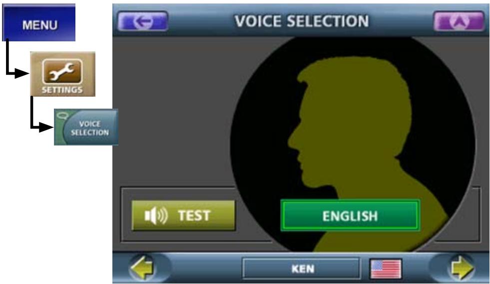 UNIDEN MAPTRAX GPS352 - Changing the Voice Prompts - 1