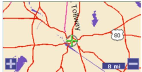 UNIDEN MAPTRAX GPS352 - Changing the Map View - 2