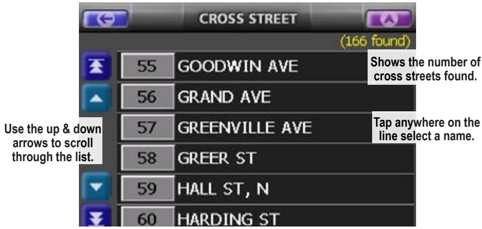 UNIDEN MAPTRAX GPS352 - Using Other Destinations for Routing - 2