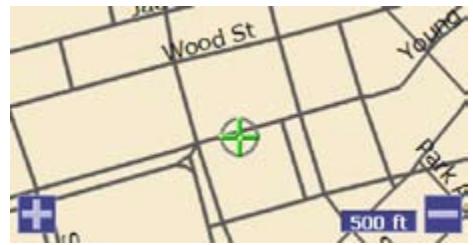 UNIDEN MAPTRAX GPS352 - Showing Map Labels for Streets and Roads - 2