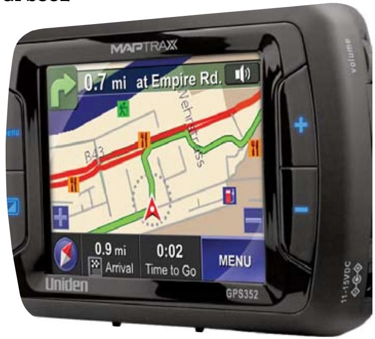 UNIDEN MAPTRAX GPS352 - What's Included - 1