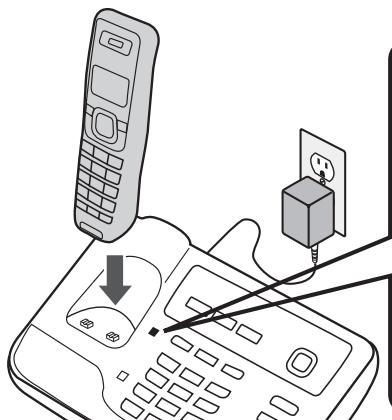 UNIDEN TRU9565 - Charge du combiné - 3