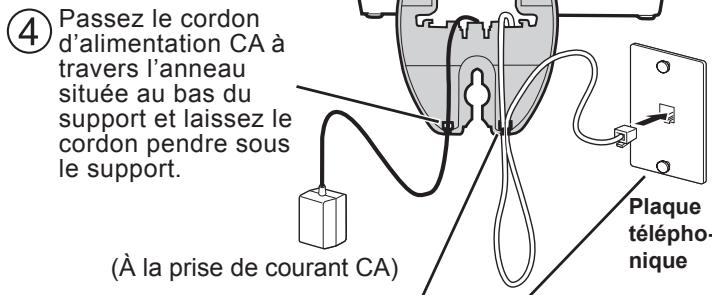 UNIDEN TRU9565 - Installation murale du socle - 3