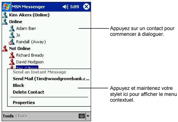 YAKUMO ALPHA GPS - Utilisation des contacts - 1