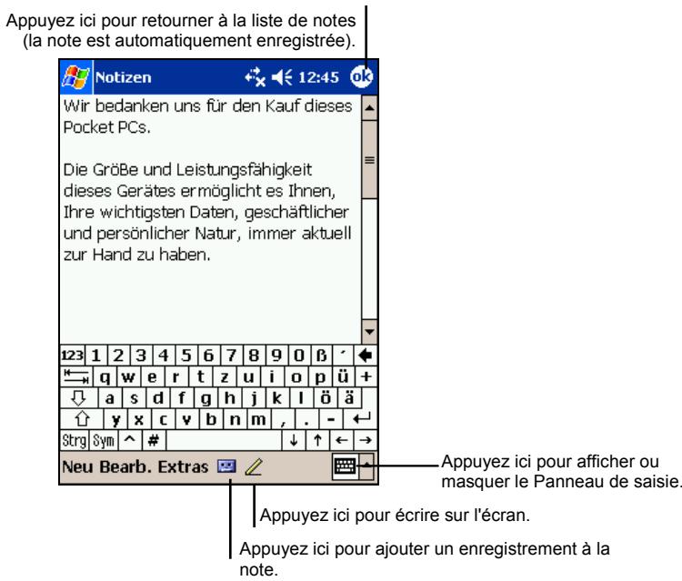 YAKUMO ALPHA GPS - Creation d'une note - 1