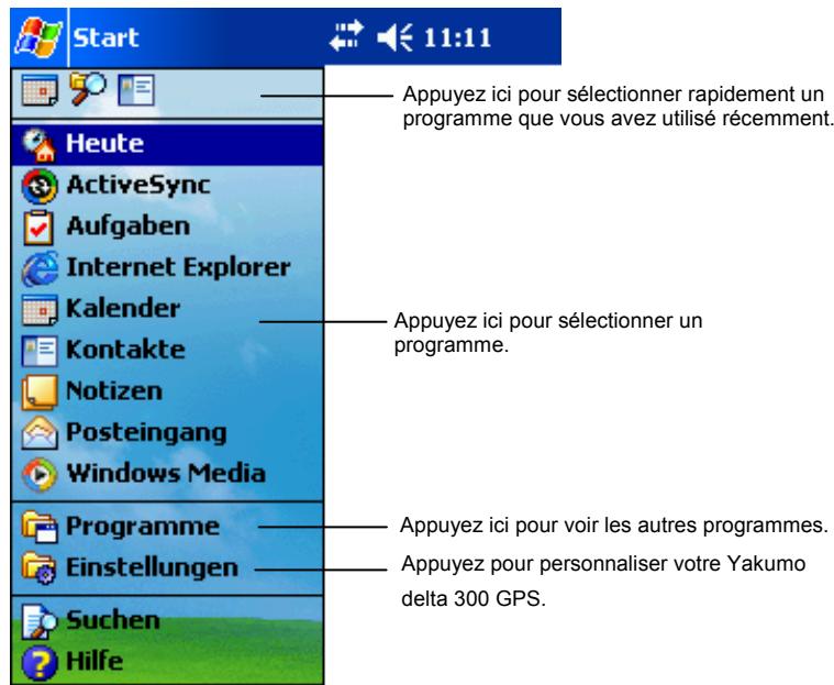 YAKUMO ALPHA GPS - Barre de navigation et barre de commande - 1