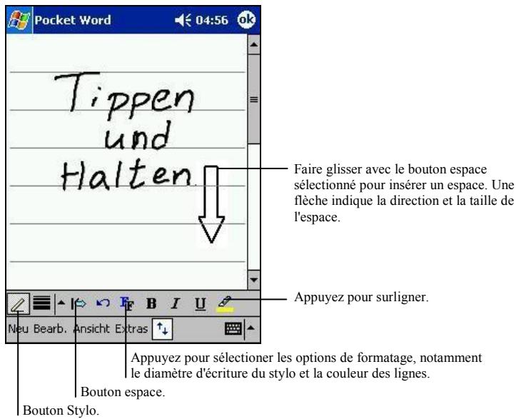 YAKUMO ALPHA GPS - Mode Écriture - 1
