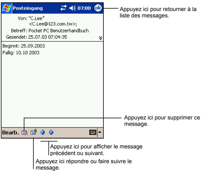 YAKUMO ALPHA GPS - La liste de messages - 2