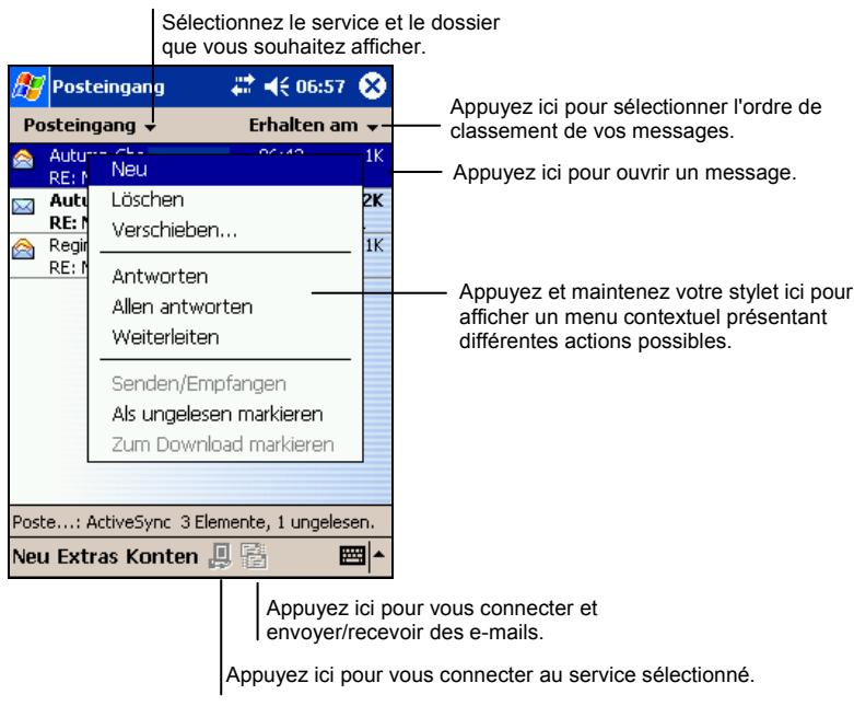 YAKUMO ALPHA GPS - La liste de messages - 1