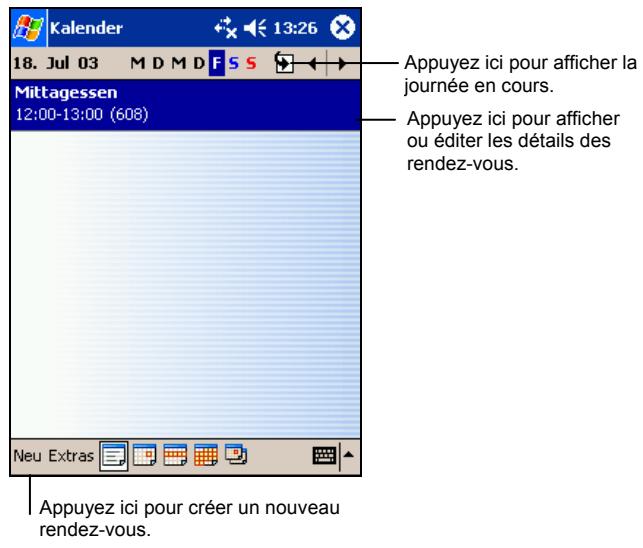 YAKUMO ALPHA GPS - Calendrier : Planification de rendez-vous et de réunions - 1