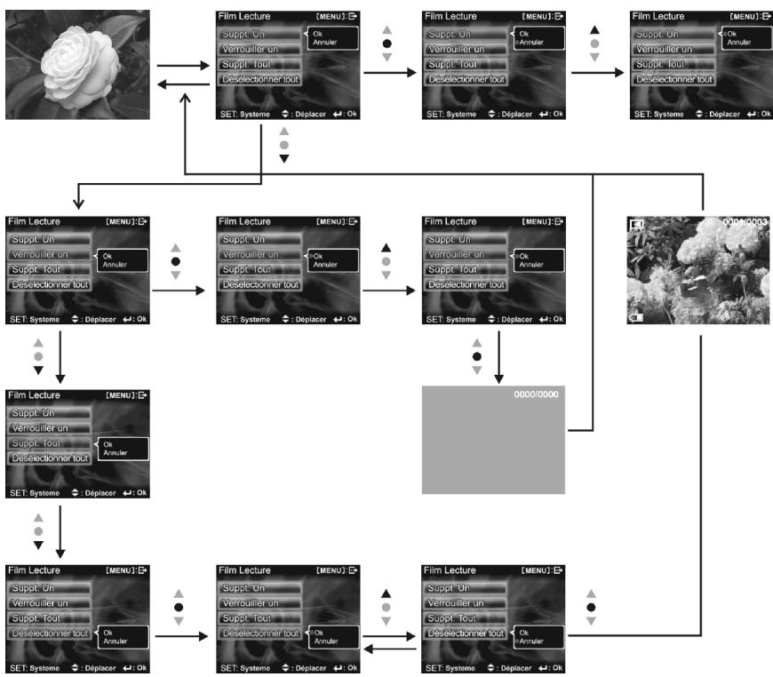 YAKUMO CAMMASTER SD 542 - Menu de lecture video : - 1