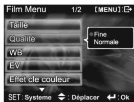 YAKUMO CAMMASTER SD 542 - Selection de la taille de l'image : - 5