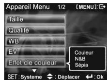 YAKUMO CAMMASTER SD 542 - Menu Photo : - 1