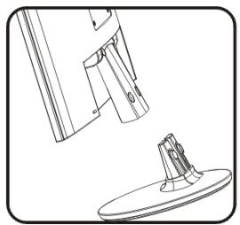 YAKUMO TFT 17 XP - Installation et désinstallation de la base - 2