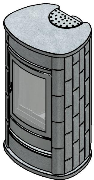 FLAM KIVI - SPEKSTEENKACHEL KIVI POELE EN PIERRE STEATITE KIVI SPECKSTEINOFEN KIVI SOAPSTONE STOVE KIVI - 4
