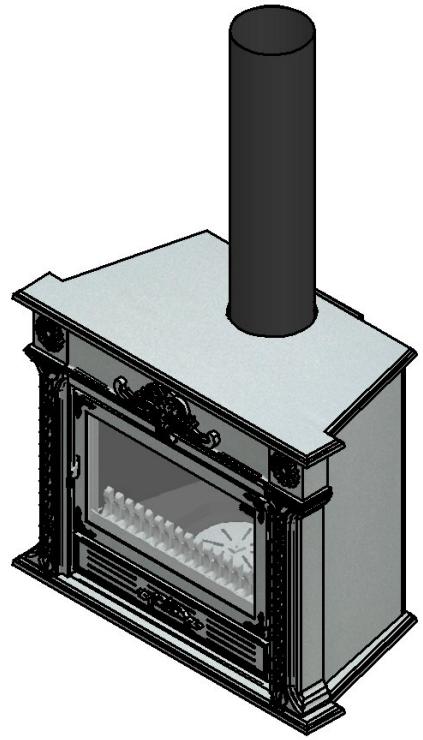 FLAM LOUIS XVI - STIJKACHEL LOUIS XVI POELE DE STYLE LOUIS XVI STILOFEN LOUIS XVI CLASSIC STOVE LOUIS XVI - 4