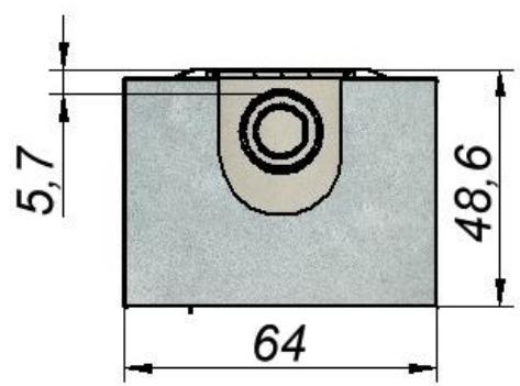 FLAM PLATO GMT 44-70 - SPEKSTEENKACHEL PLATO GMT 44/70 VLAK POELE DE PIERRE STEATITE PLATO GMT 44/70 PLAT SPECKSTEINOFEN PLATO GMT 44/70 FLACH SOAPSTONE STOVE PLATO GMT 44/70 FLAT - 3