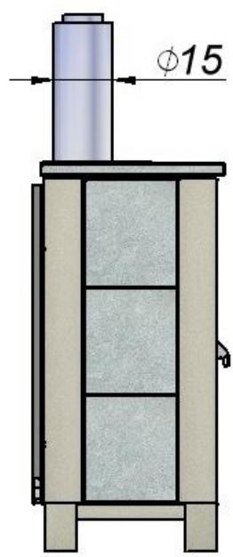 FLAM PLATO GMT 44-70 - SPEKSTEENKACHEL PLATO GMT 44/70 VLAK POELE DE PIERRE STEATITE PLATO GMT 44/70 PLAT SPECKSTEINOFEN PLATO GMT 44/70 FLACH SOAPSTONE STOVE PLATO GMT 44/70 FLAT - 2