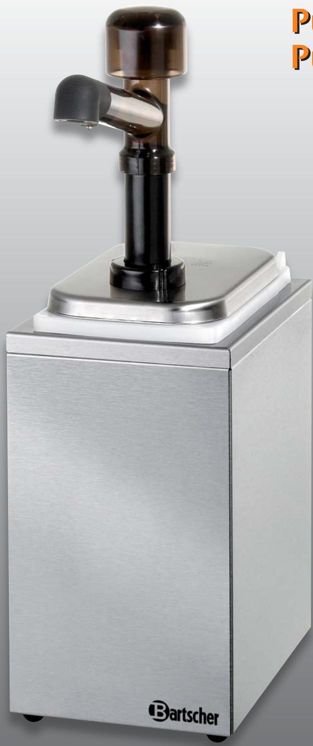 BARTSCHER 100321-205 - Pump sauce dispenser, 1 pump - 1