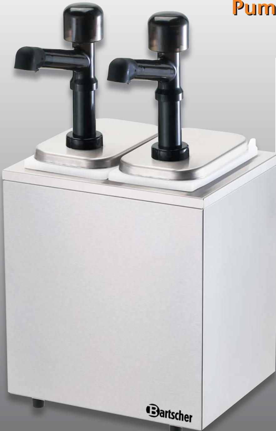 BARTSCHER 100322-206 - Pump sauce dispenser, 2 pumps - 1
