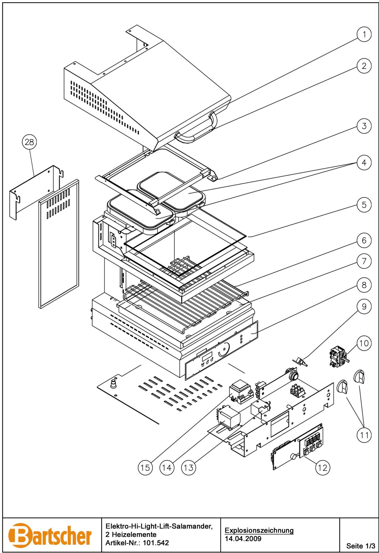 BARTSCHER 101542 - 1