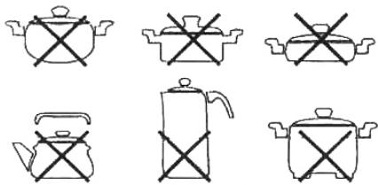 BARTSCHER 105820 - Unsuitable cookware - 1