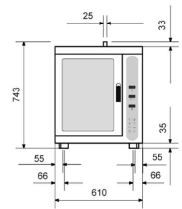 BARTSCHER 116806 - Kombidämpfer „Easy“ 5 x 2/3 GN - 1