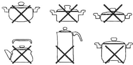 BARTSCHER 105.932S - Unsuitable cookware - 1