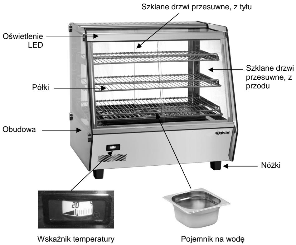 BARTSCHER 305.055 - Zestawienie podzespołów urzadzenia - 1