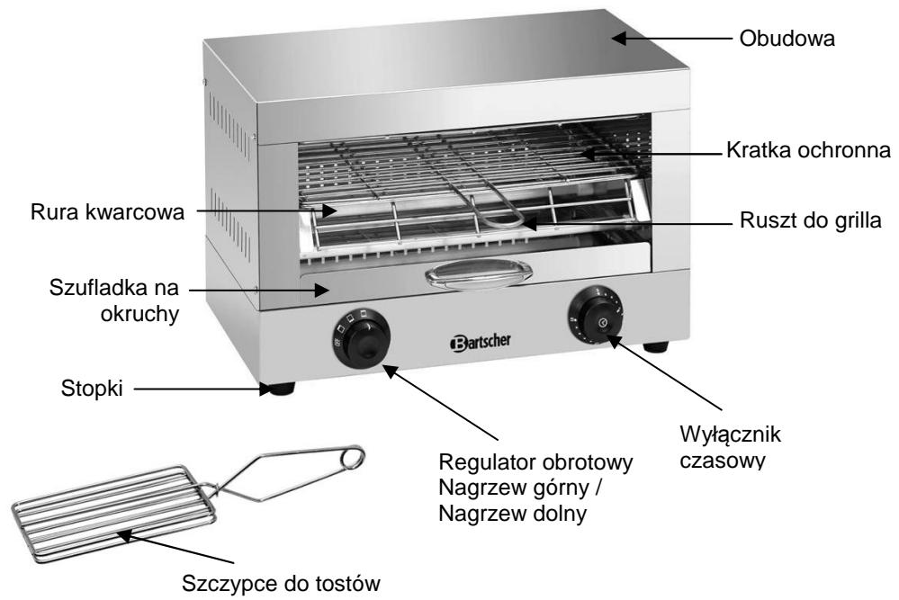 BARTSCHER A151.600 - Zestawienie podzespolów urzadzenia - 1