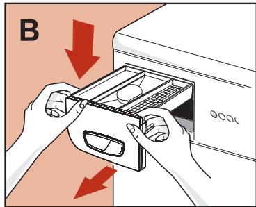 NEW POL XF5500 - Comment SORTIR le compartiment détergents - 2
