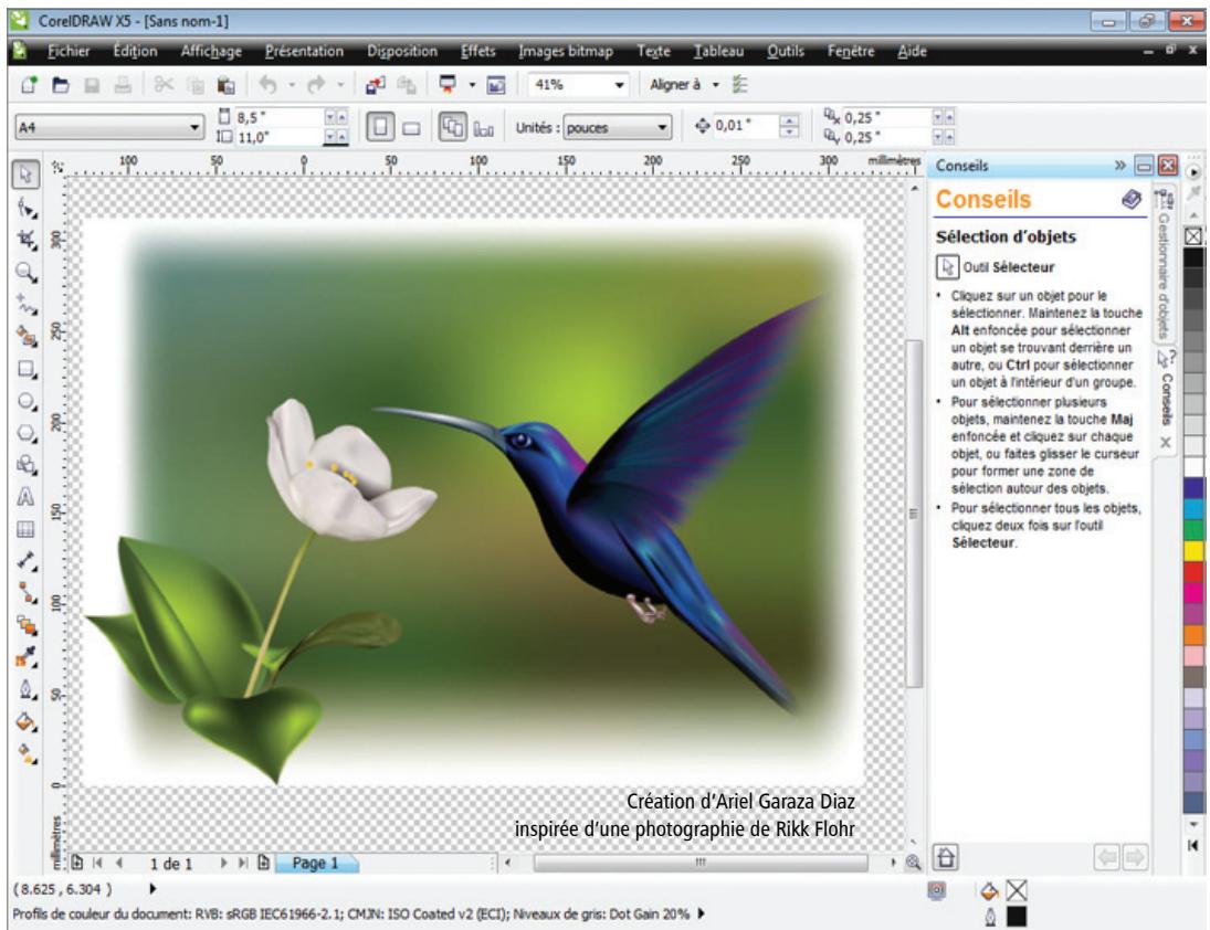 COREL GRAPHICS SUITE X5 - Nouvelle et amélioration ! outils dessin : - 1