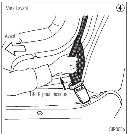 INFINITI I35 - SIÉGES, DISPOSITIFS DE RETENUE ET SYSTEMES DE COUSSIN GONFLABLE D'APPOINT - 1