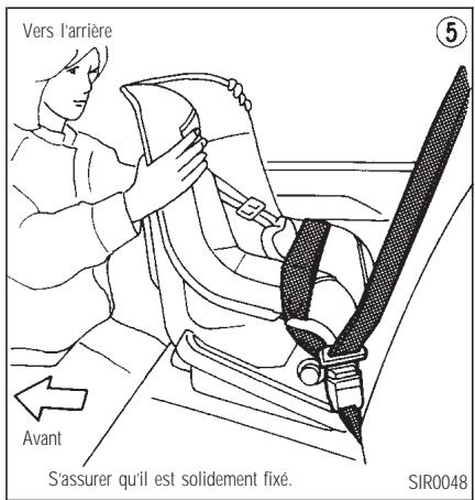 INFINITI I35 - SIÉGES, DISPOSITIFS DE RETENUE ET SYSTÉMES DE COUSSIN GONFLABLE D'APPOINT - 1