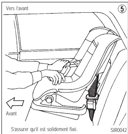 INFINITI I35 - SIÉGES, DISPOSITIFS DE RETENUE ET SYSTEMES DE COUSSIN GONFLABLE D'APPOINT - 2