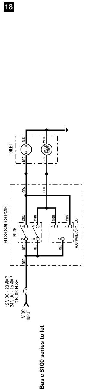 DOMETIC MF-8100 - INSTALLATION - Wiring schematics - 1