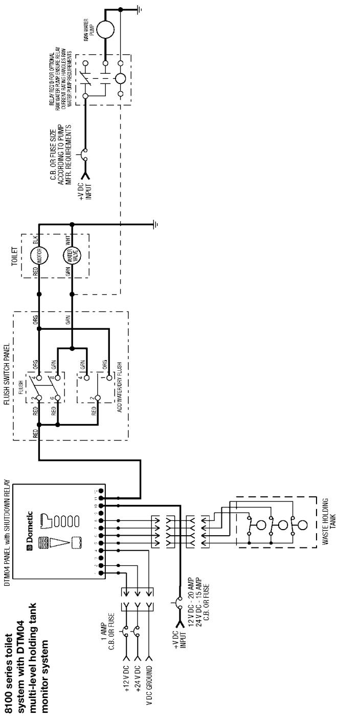 DOMETIC MF-8100 - INSTALLATION - Wiring schematics - 5