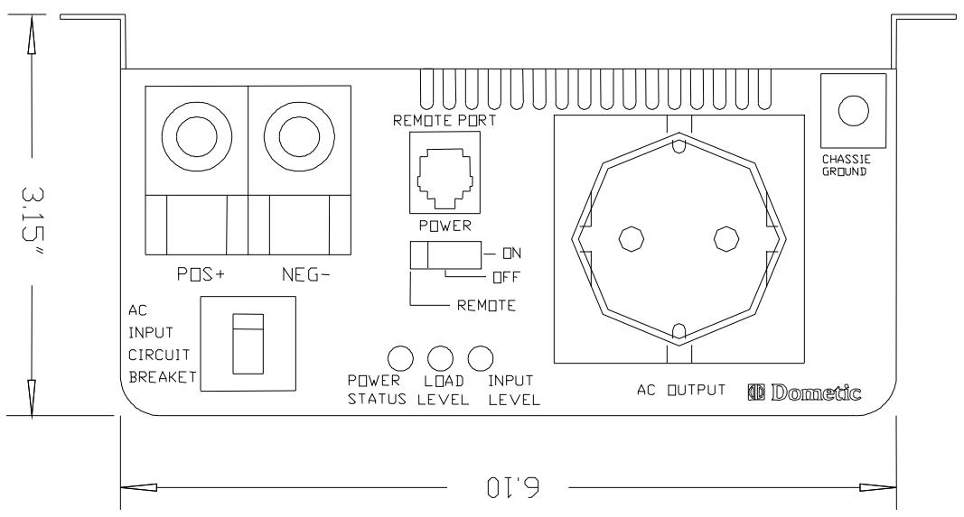 DOMETIC SI 600 ACS 12V - The Front panel interface - 1