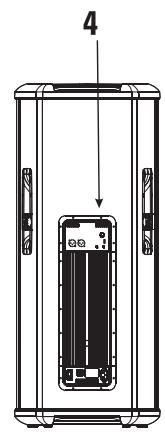 QSC AUDIO HPR181W - Attention : pour réduire les risques d'électrocution, ne pas retirer le capot. Aucune pièce réparable par l'utilisateur à l'intérieur. Confier toute réparation à un personnel qualifié. - 7