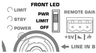 QSC AUDIO K8 - Voyant LIMIT arrête - 2