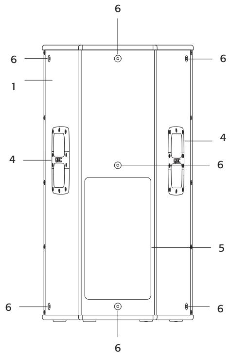 QSC AUDIO KW SERIE - KW152 - Système de haut-parleurs bidirectionnels 15" - 2