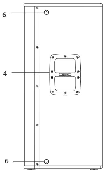 QSC AUDIO KW SERIE - KW152 - Système de haut-parleurs bidirectionnels 15" - 4