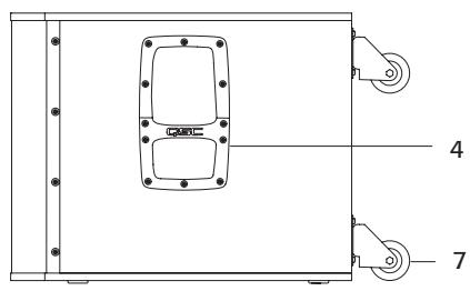 QSC AUDIO KW SERIE - KW181-Caisson d'extrêmes graves 18" simple - 4