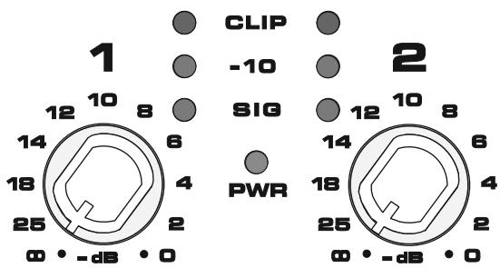 QSC AUDIO PLX 1804 - Gain Controls - 2