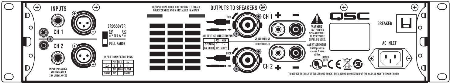 QSC AUDIO GX7 - Points forts - 1